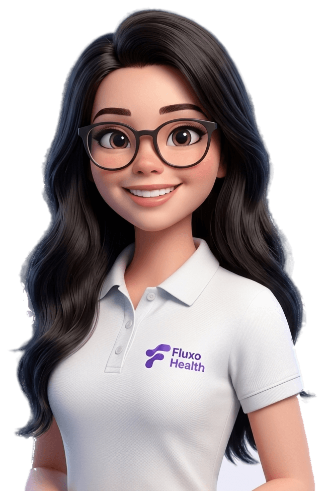 Anna, assistente virtual do Fluxo Health no WhatsApp